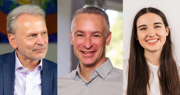 For-Profit-Influencer for Social Business Brands - Michael Christoph Schmid, Prof. Matthias Schlipf und Lisa Helmholz von der Hochschule München - Quelle: M.C. Schmid, jbfoto, L. Helmholz